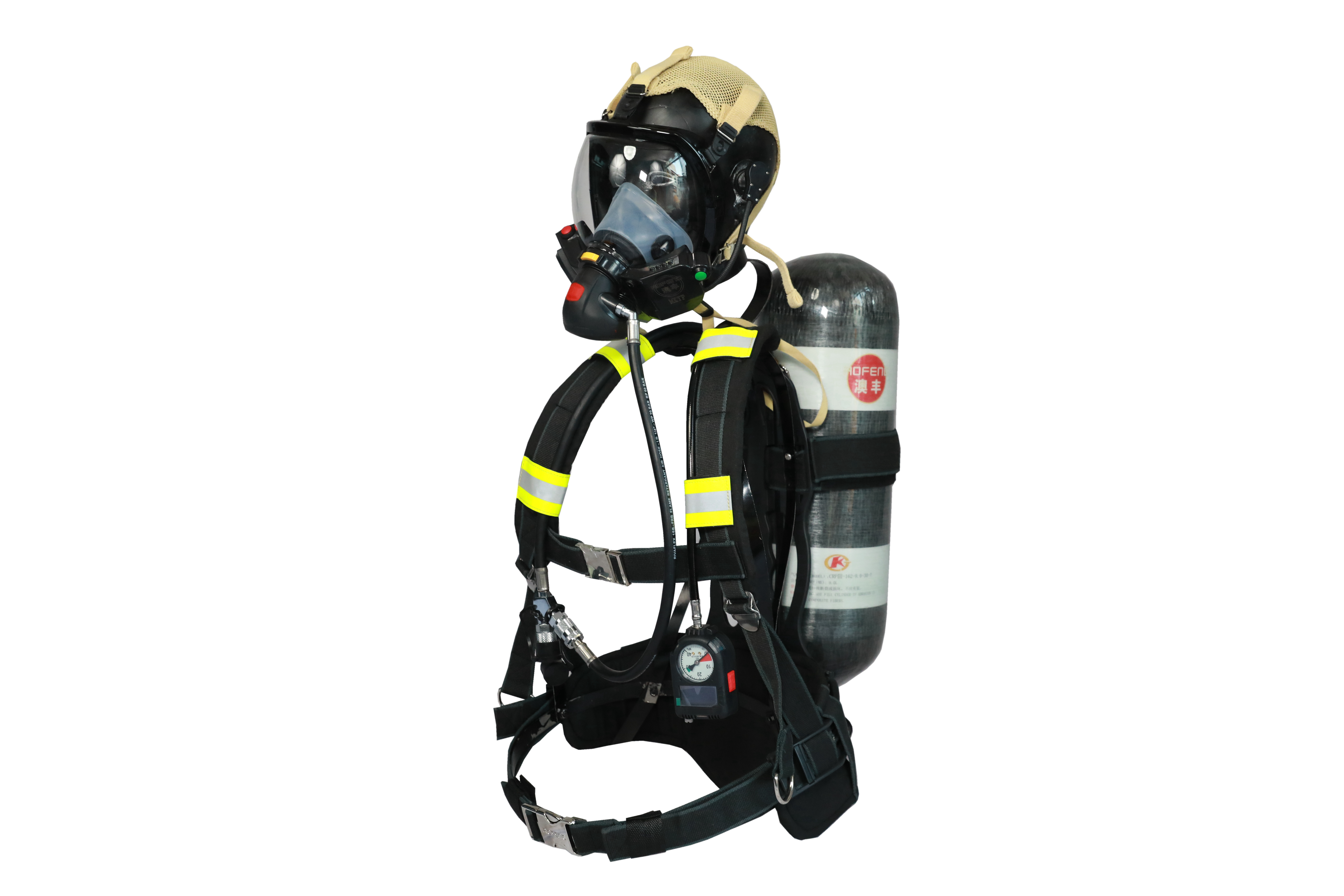 RHZK6.8T正压式消防空气呼吸器（通讯面罩款）